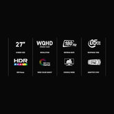 MSI MAG 275QF 27" 2K 180Hz 0.5ms IPS Gaming Monitor